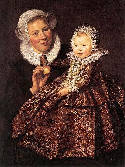 Frans Hals Catharina Hooft with her Nurse WGA Spain oil painting art